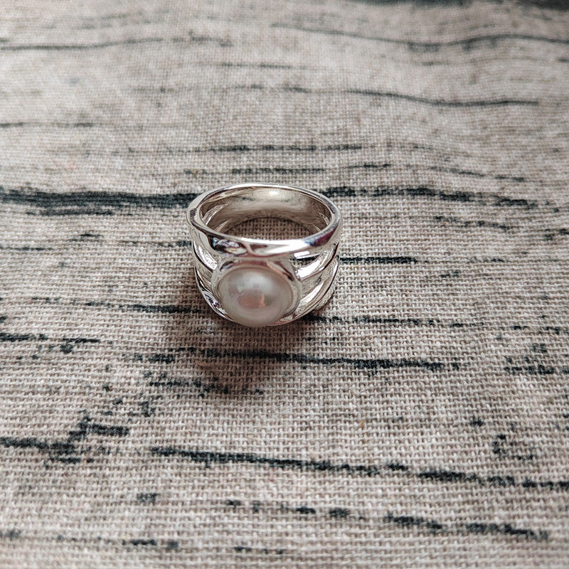 Anello Perla Cristallo
