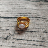Anello Perla Cristallo