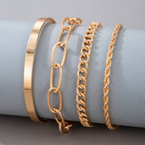Set Bracciali Catena