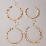 Set Bracciali Catena