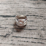 Anello Perla Cristallo