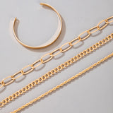 Set Bracciali Catena